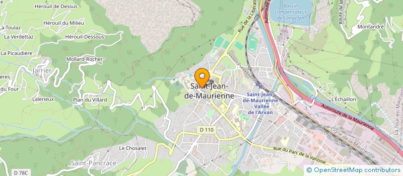 localisation de l'entreprise AMBRE LINGERIE à SAINT-JEAN-DE-MAURIENNE