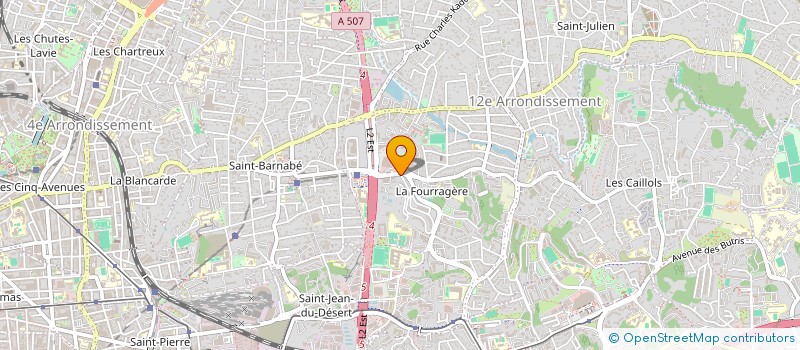 localisation de l'entreprise AMBRE MARKETING à MARSEILLE