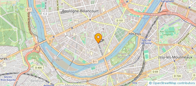 localisation de l'entreprise AMBRE&MUSC à BOULOGNE-BILLANCOURT