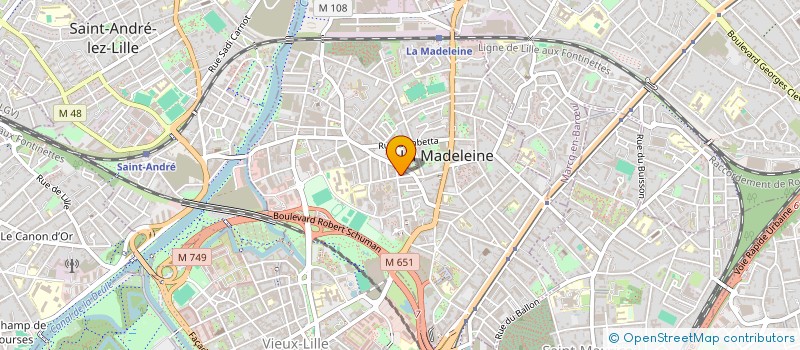 localisation de l'entreprise AMBRE POILVE EURL à LA MADELEINE