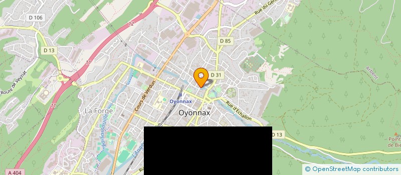 localisation de l'entreprise AMBRE RENOVATION à OYONNAX