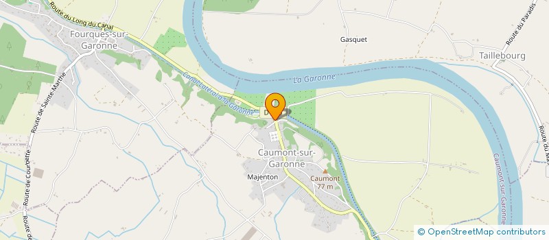 localisation de l'entreprise AMBRE-RUBIS  CAUMONT-SUR-GARONNE