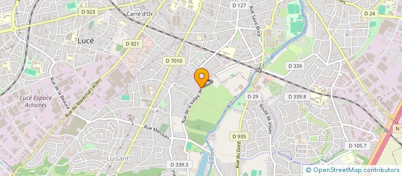 localisation de l'entreprise AMBRE TOURS à LUISANT