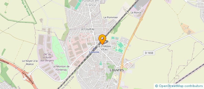 localisation de l'entreprise AMBRE TRANSPORT  LOUVRES