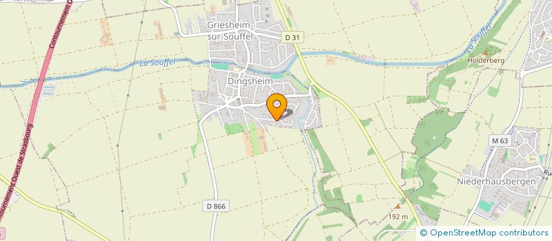 localisation de l'entreprise AMBREDEN COLMAR  DINGSHEIM