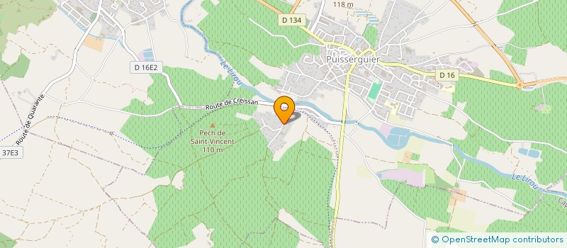 localisation de l'entreprise AMBRICHARC  PUISSERGUIER