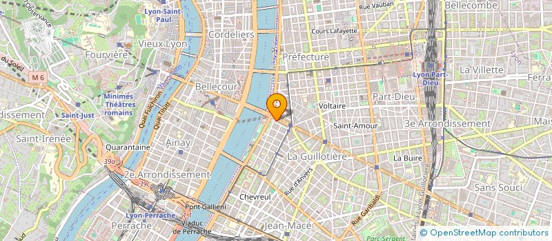 localisation de l'entreprise AMBRINE  LYON