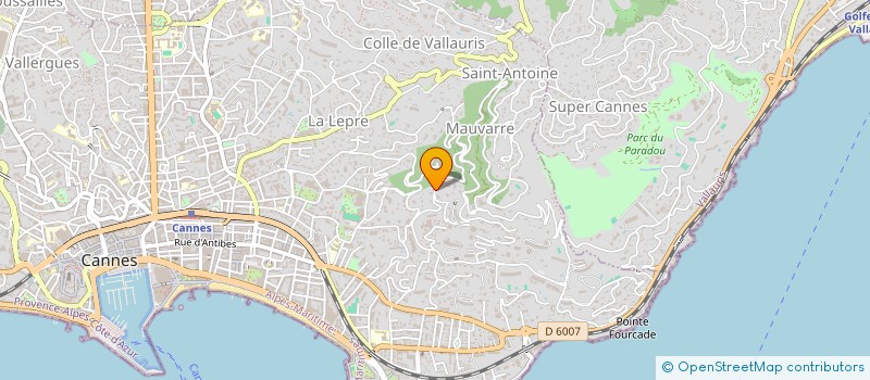 localisation de l'entreprise AMBRO à CANNES