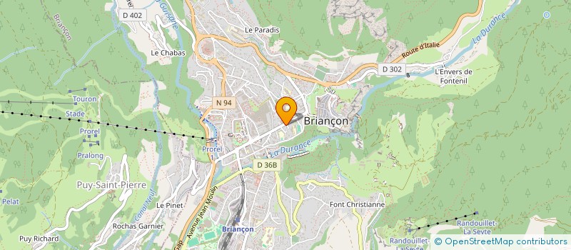 localisation de l'entreprise AMBRO à BRIANCON