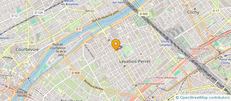 localisation de l'entreprise AMBRO CONSULTING à LEVALLOIS-PERRET
