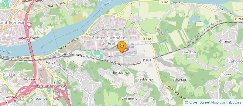 localisation de l'entreprise AMBROGIO SA à MOUGUERRE
