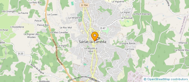 localisation de l'entreprise AMBROIRE à SARLAT-LA-CANEDA