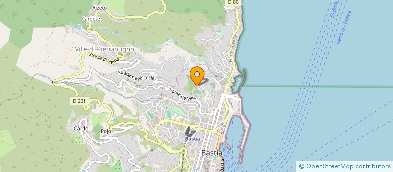 localisation de l'entreprise AMBROISE à BASTIA
