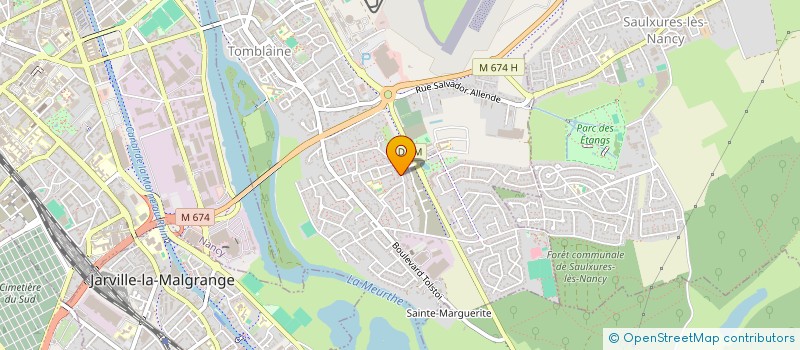 localisation de l'entreprise AMBROISE  TOMBLAINE