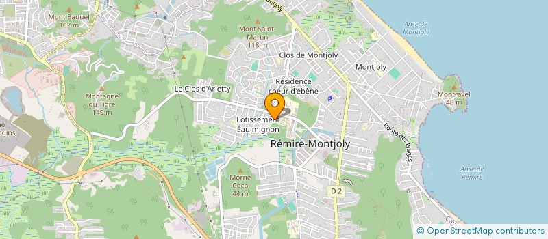 localisation de l'entreprise AMBROISE HC à REMIRE-MONTJOLY