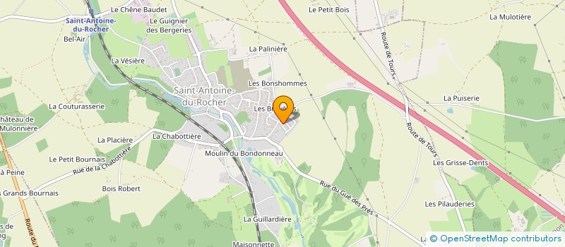 localisation de l'entreprise AMBROISE IMMO à BEAUMONT-LOUESTAULT