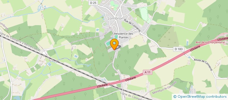 localisation de l'entreprise AMBROISE THIERRY  MONTFORT LE GESNOIS