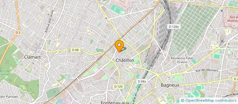 localisation de l'entreprise AMBROISE ZEN  CHATILLON