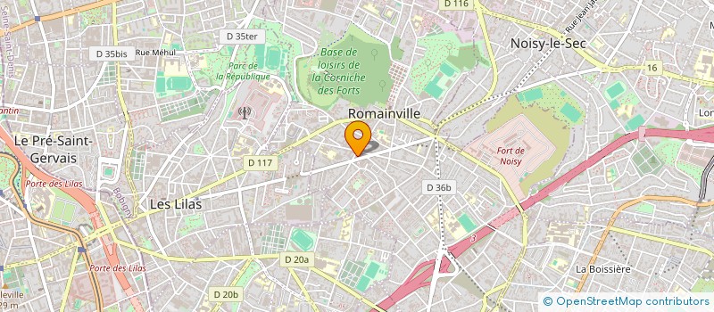 localisation de l'entreprise AMBROISIE à ROMAINVILLE