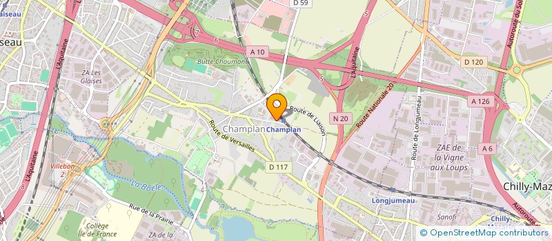 localisation de l'entreprise AMBROISIE  CHAMPLAN