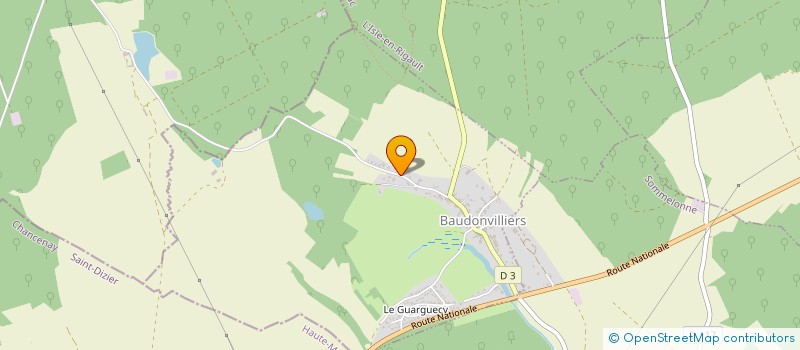 localisation de l'entreprise AMBROISIE DIFFUSION à BAUDONVILLIERS