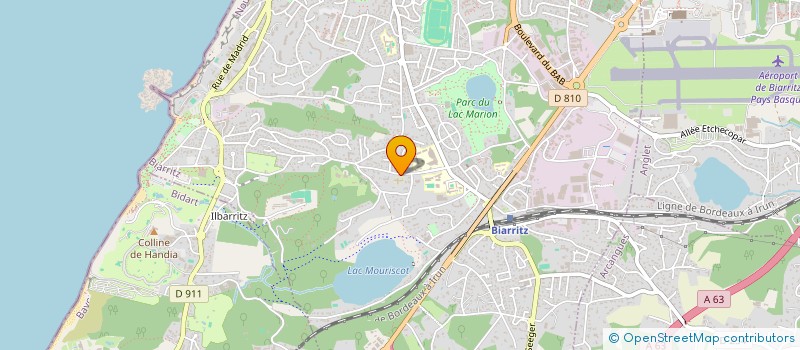 localisation de l'entreprise AMBROISIE HOLDING à BIARRITZ