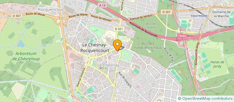 localisation de l'entreprise AMBROISIE SERVICES à LE CHESNAY-ROCQUENCOURT