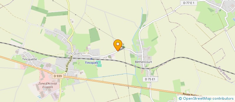 localisation de l'entreprise AMBROSIA  TINCQUES