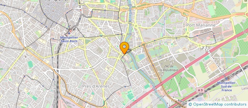 localisation de l'entreprise AMBROSIA à MONTPELLIER