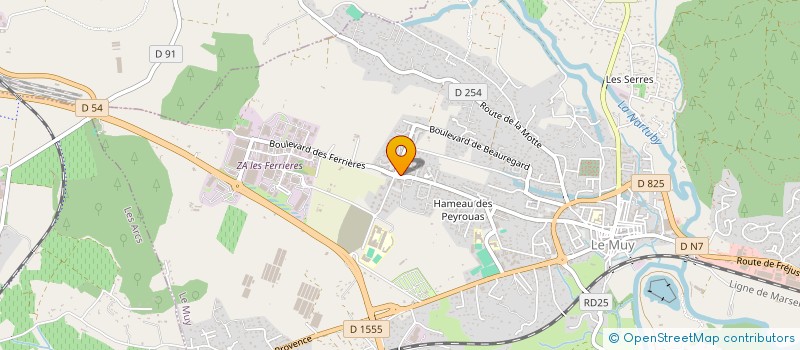 localisation de l'entreprise AMBROSINO DANIEL à LE MUY