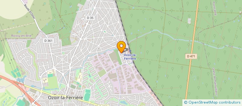 localisation de l'entreprise AMBROSIO à OZOIR-LA-FERRIERE