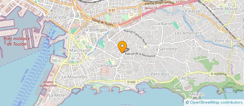 localisation de l'entreprise AMBSAY  TOULON