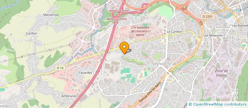 localisation de l'entreprise AMBSIA  ANNECY