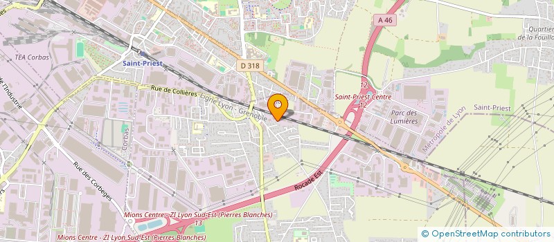 localisation de l'entreprise AMBT  MIONS