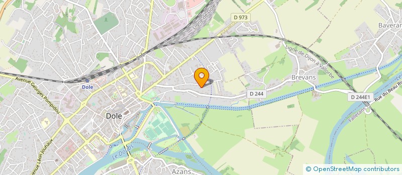 localisation de l'entreprise AMBT - ASSOCIES MARCHAND DE BIENS TRANSACTIONS à DOLE