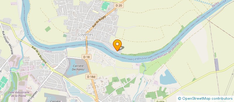 localisation de l'entreprise AMBTP FRANCE à LOYETTES