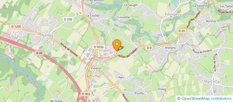 localisation de l'entreprise AMBU + ST JEAN à FILLINGES