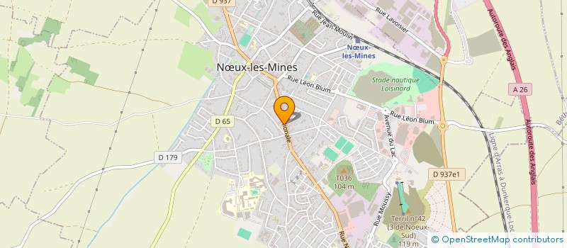 localisation de l'entreprise AMBUL 'EUROPE ASSISTANCE  NUX-LES-MINES