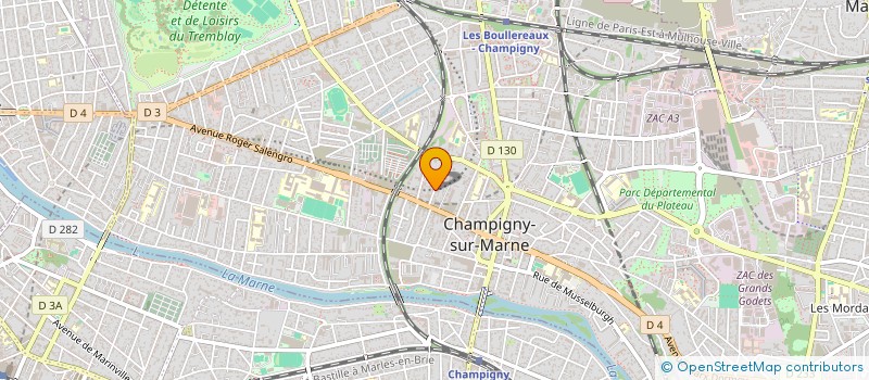 localisation de l'entreprise AMBULANCE 94  CHAMPIGNY-SUR-MARNE