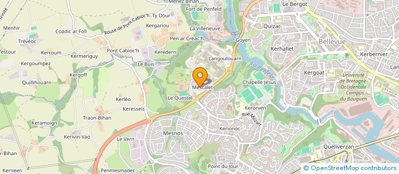 localisation de l'entreprise AMBULANCE A 29 à BREST