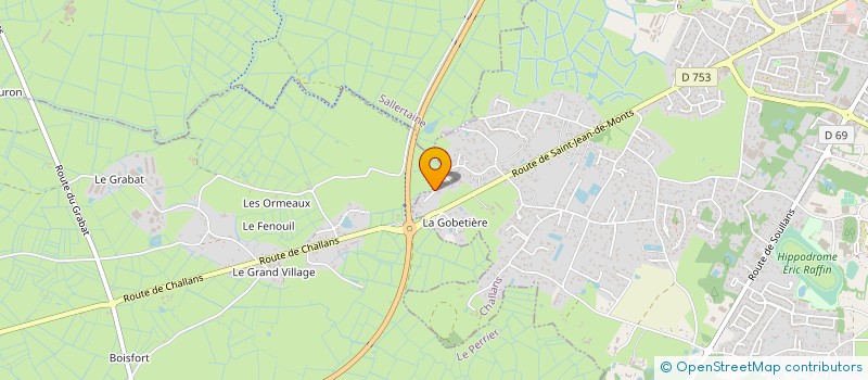 localisation de l'entreprise AMBULANCE AGREEE CHALLANS DAVIAUD-CELTON à CHALLANS