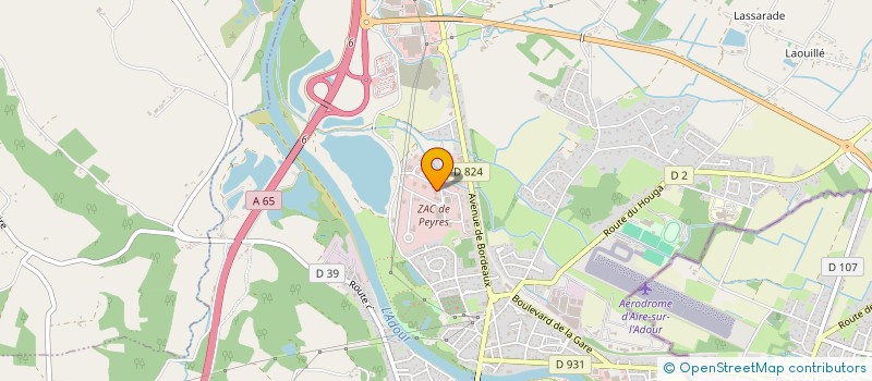 localisation de l'entreprise AMBULANCE AIRE ADOUR  AIRE-SUR-L'ADOUR