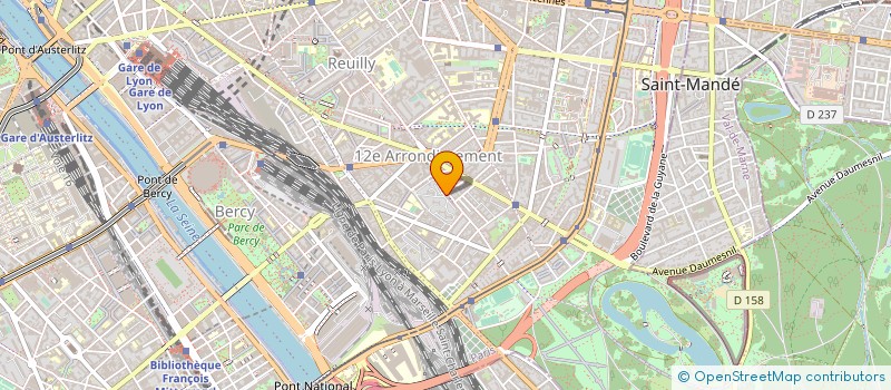 localisation de l'entreprise AMBULANCE ALLIANCE SECOURS 75 à PARIS