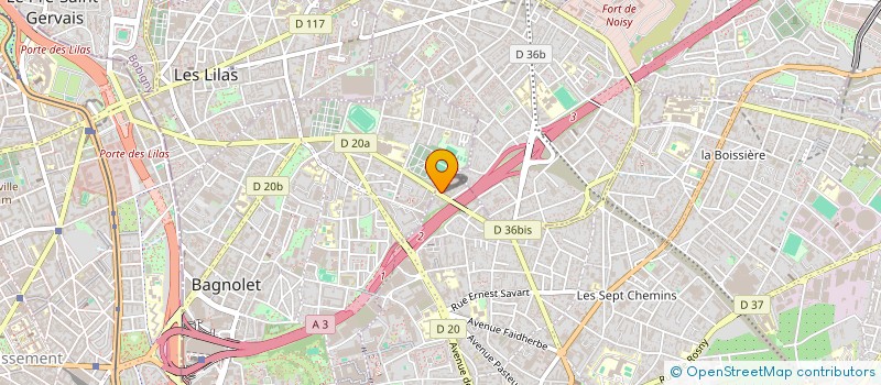 localisation de l'entreprise AMBULANCE ALLIANCE SECOURS 93 à MONTREUIL