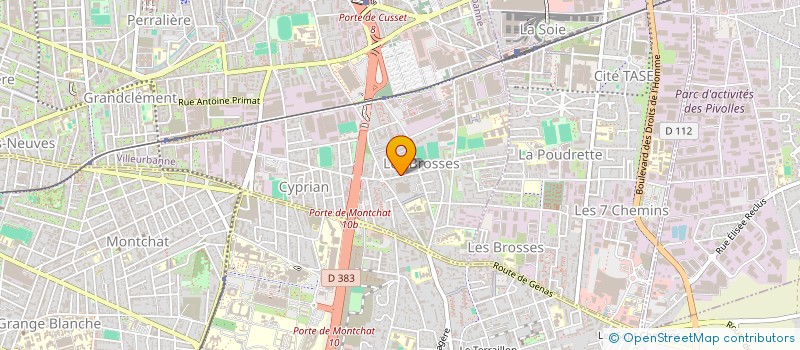 localisation de l'entreprise AMBULANCE ALPHA  VAULX-EN-VELIN