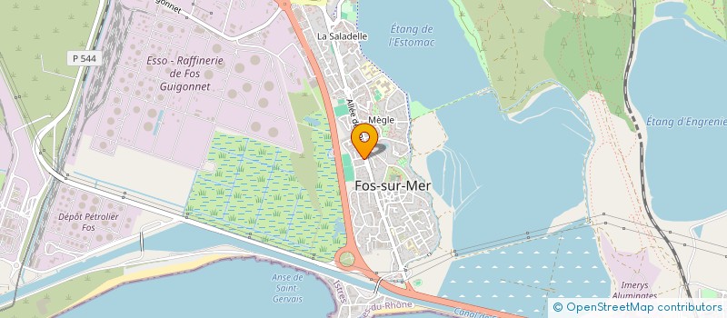 localisation de l'entreprise AMBULANCE AMATO à FOS-SUR-MER