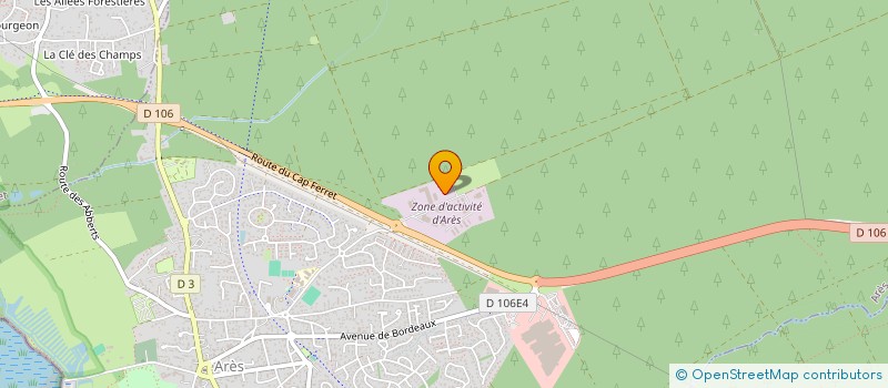 localisation de l'entreprise AMBULANCE ARESIENNE  ARES