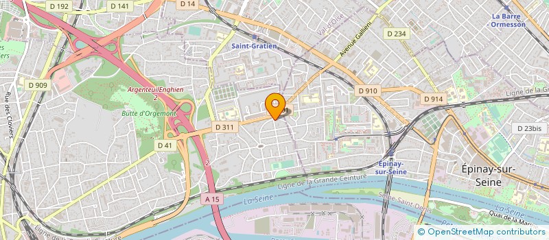 localisation de l'entreprise AMBULANCE ARGENTEUILLAISE à ARGENTEUIL