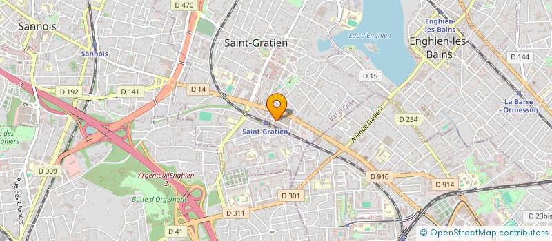 localisation de l'entreprise AMBULANCE AS 95 à SANNOIS