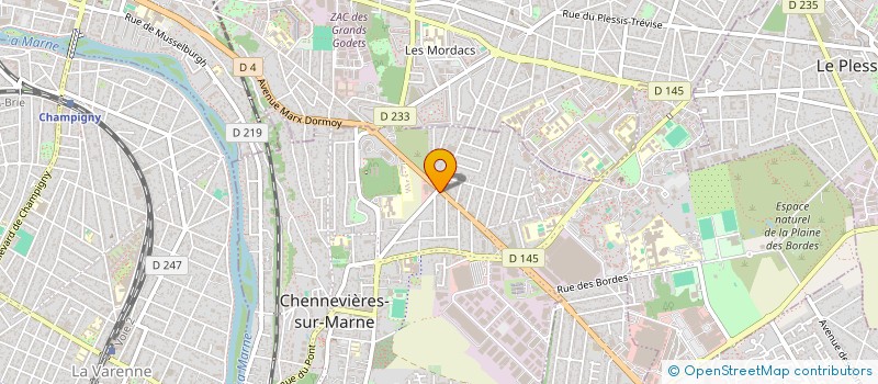 localisation de l'entreprise AMBULANCE ASSISTANCE  CHENNEVIERES-SUR-MARNE